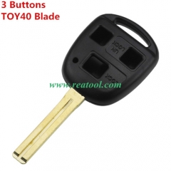 For Lexus 3 button TOY40 (long blade) remote key b