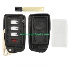 For Lexus 3+1 button remote key blank