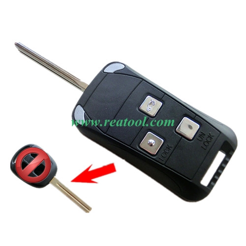 For Lexus 3 buttons Modified folding remote key blank