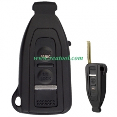 For Lexus 2 Button remote key blank with blade