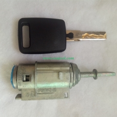 Auto left door lock cylinder for Aud-i A6 with 1 p