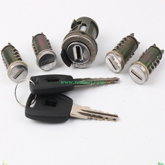 Car Ignition lock cylinder full set door lock cylinder for Fia-t Ducat-o Vertica-l Millin-g Type