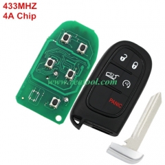 For Chry-sler  keyless  remote key with 434mhz wit