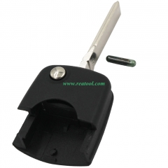 For Audi hu66-remote key head with Audi  ID48 Can   Crystal chip inside