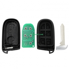 For Chry-sler  keyless  remote key with 434mhz with 4A chip  with 3+1button key shell
