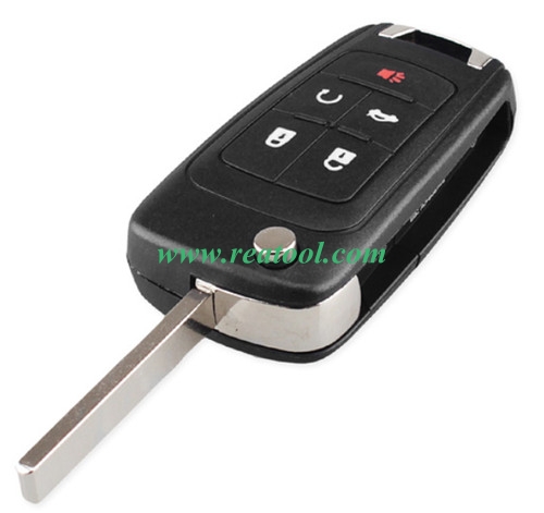 For Buick 4+1 button remote key blank with panic button
