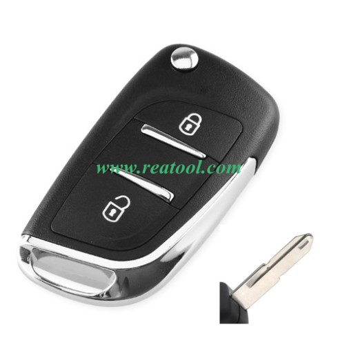For modified  Cit-roen replacement key shell with 2 button with NE73 blade