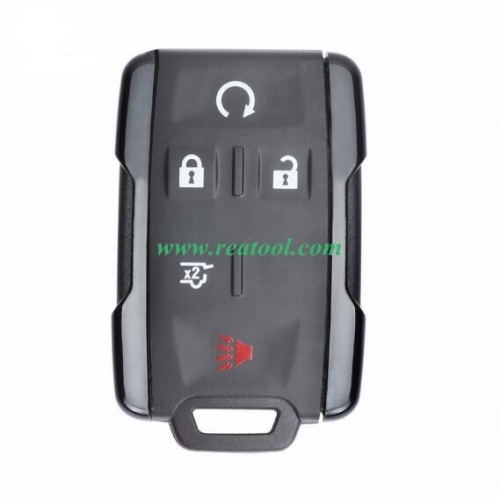 For Chevrolet black 5 button remote key shell the side part is black