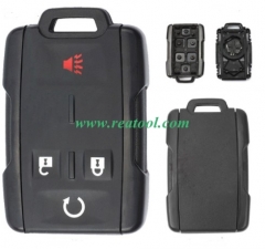 For Chevrolet black 4 button remote key shell the 
