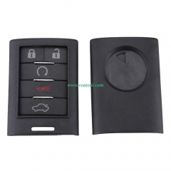 For Cadi-llac 5 button remote key Shell with blade