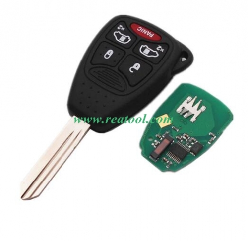 Chry-sler 4+1 buttons remote key with PCF7941 Chip  FCCID is OHT692427AA
