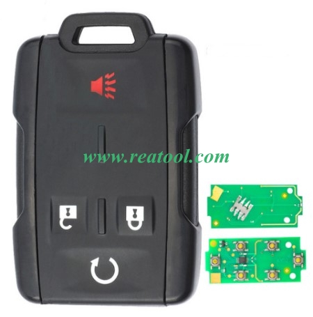 For Chevrolet black 4 button remote key with 434mhz