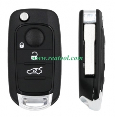 For Fiat 3 button flip remote key blank with SIP22