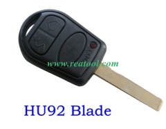 For Land-rover 3 button remote key blank with 2 track blade