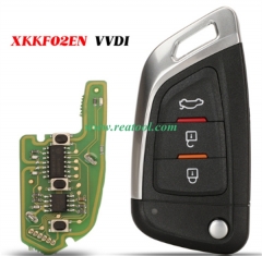 Xhorse Universal Remotes 3 button Keyless Smart remote key with Proximity function VVDI2 PN: XKKF02EN for mini key tool