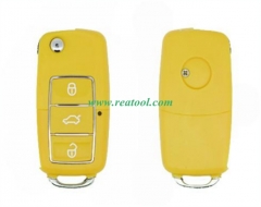Face to face remote key Luxury Yellow size:70.78*34.24*17.2