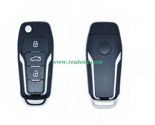 Face to face remote key 315MHZ/433MHZ/Ajustable frequency  Small Ford 3 Buttons size：75.35*34.38*19.05  (MOQ:10PCS)