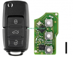 XKB501EN Wired Universal Remote Key For VW B5 Type 3 Buttons Work With VVDI Key Tool