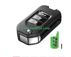 Xhorse VVDI2 Wireless Universal Remote Key 3 Buttons for Honda Type Transponder Remote Key Maker for XNHO00EN