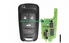 Xhorse XNBU01EN Wireless Remote Key for Buick Flip 4 Buttons English Version