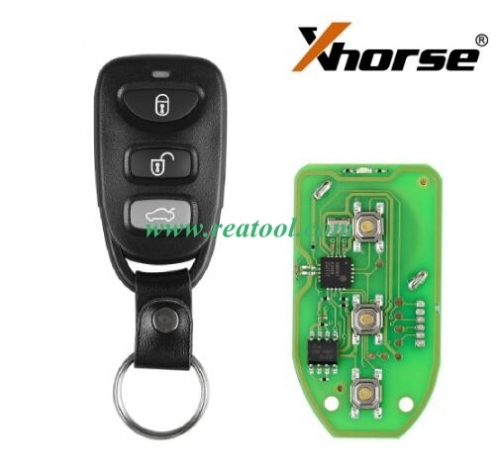 XHORSE XKHY00EN VVDI2 for Hyun-dai Type Wired Universal Remote Key 3 Buttons X007 English Version