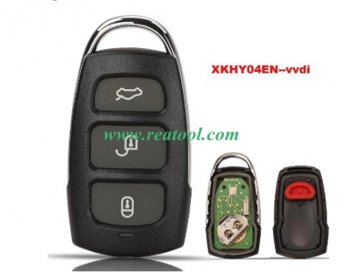 XHORSE (English Version) Universal Remote Key Fob 3+1 Button XKHY04EN For VVDI MINI Key Tool VVDI2