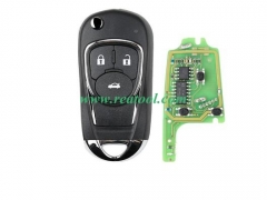 Xhorse for Buick Style XKBU03EN Wired Universal Remote Key Flip 3 Buttons