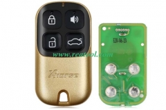 XKXH02EN Garage Universal Remote Key 4 Buttons for VVDI Key Tool English Version