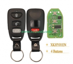 3+1 Buttons Xhorse XKHY01EN Wire Universal Remote 