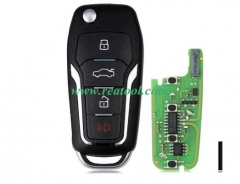 XHORSE XEFO01EN Super Remote Key for Ford Style Flip 4 Buttons Built-in Super Chip English Version