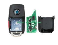 For VW style 3+1 button keyDIY remote NB08-3+1 Multifunction
