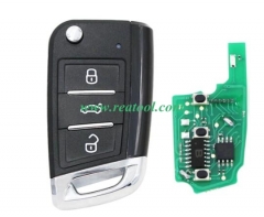 KEYDIY B series 3 button universal KD remote control for KD900 KD900+ URG200 KD-X2 mini KD for VW MQB style