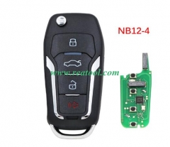 keyDIY 4 button remote key KEYDIY NB12-4 Multifunctionfor KD300 and KD900 and URG200 to produce any model remote