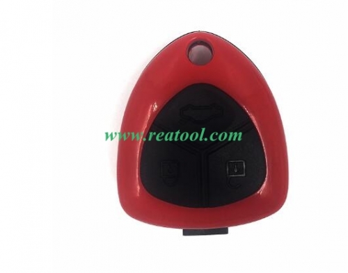 Ferra-ri style 3 button remote key for KD300 and KD900 and URG200 to produce any model  remote . with blade hole