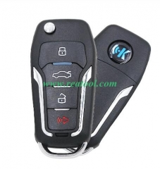 For For-d style 3 button remote key B12-3+1 for KD300 and KD900 to produce any model  remote