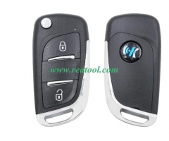 For Peug-eot style 2 button remote key B11 for KD300 and KD900 to produce any model  remote