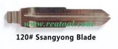 HYN10 For Ssangyong KD key blade
