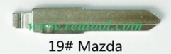 Y-19# For Maz-da MAZ25 KD key blade