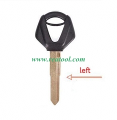 For ya-maha motorcycle transponder key blank (black) with left blade