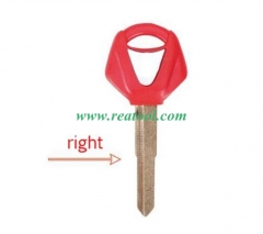 For ya-maha motorcycle transponder key blank （red) with right blade