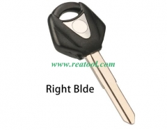 For yama-ha motorcycle transponder key blank (black) with right blade