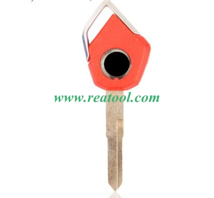 For KA-WASAKI motorcycle key blank with left blade (red)