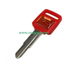 For Hon-da Motorcycle key blank with left blade （in red)