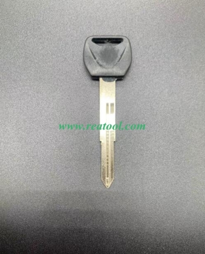 For Hon-da Motorcycle key blank with left blade (black)