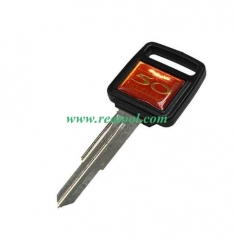 For Hon-da Motorcycle key blank with right blade(in black)
