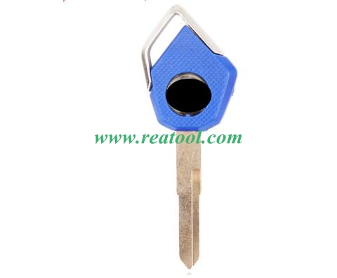 For KA-WASAKI motorcycle key blank with left blade (blue)