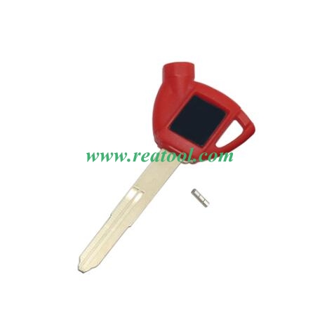 For Su-zuki motorcycle bike key blank with right blade（red）
