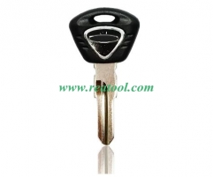 For triu-mph motorcycle key with left blade (black