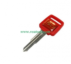 For Hon-da Motorcycle key blank with right blade （in red)