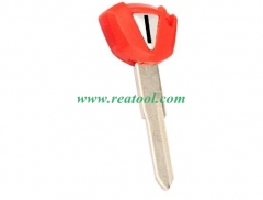 For KA-WASAKI Motorcycle key blank left blade (Red color)
